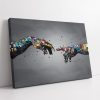 Abstract Hands Canvas Wall Art - Image 1